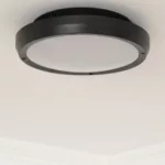 Plafon Circular Para Exterior O300mm Ip65 Curio Negro 2 Jpg