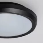 Plafon Circular Para Exterior O300mm Ip65 Curio Negro 4 Jpg