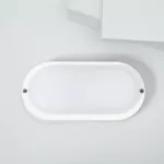 Plafon Led 25w Oval Para Exterior 96x198 Mm Ip65 Hublot White 1 Jpg