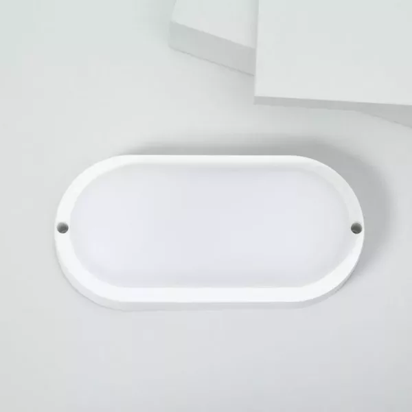 Plafon Led 25w Oval Para Exterior 96x198 Mm Ip65 Hublot White Jpg