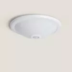 Plafon Led Techo 2x E27 Circular Con Sensor De Movimiento Pir Y Crepuscular Design 2 Jpg