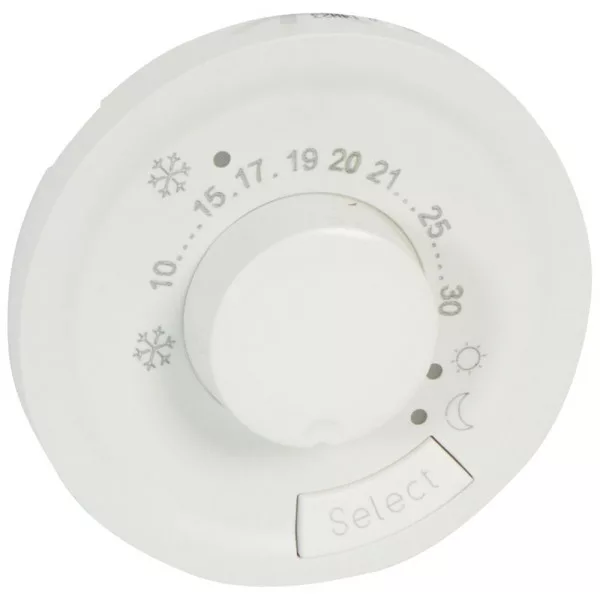 Enjoliveur Blanc Legrand Céliane - thermostat fil pilote / CPL