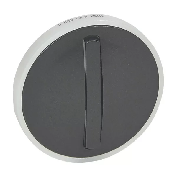 Enjoliveur Legrand Céliane pour interrupteur ou poussoir avec couronne lumineuse étroit Graphite