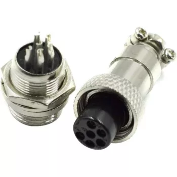 Connecteur Aviation GX16 6Pin Male+Femelle DIDACTICO TUNISIE